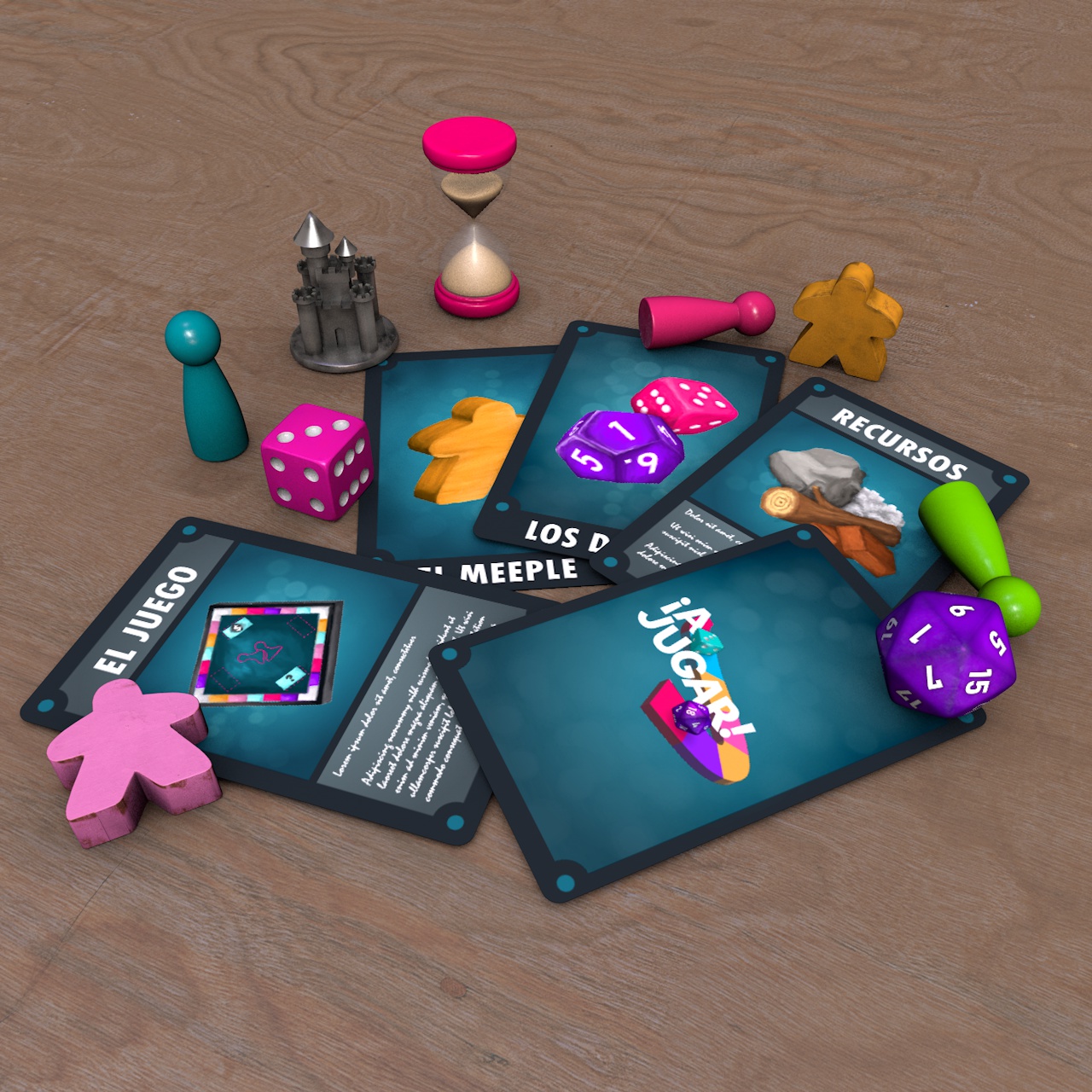 A Jugar game cards