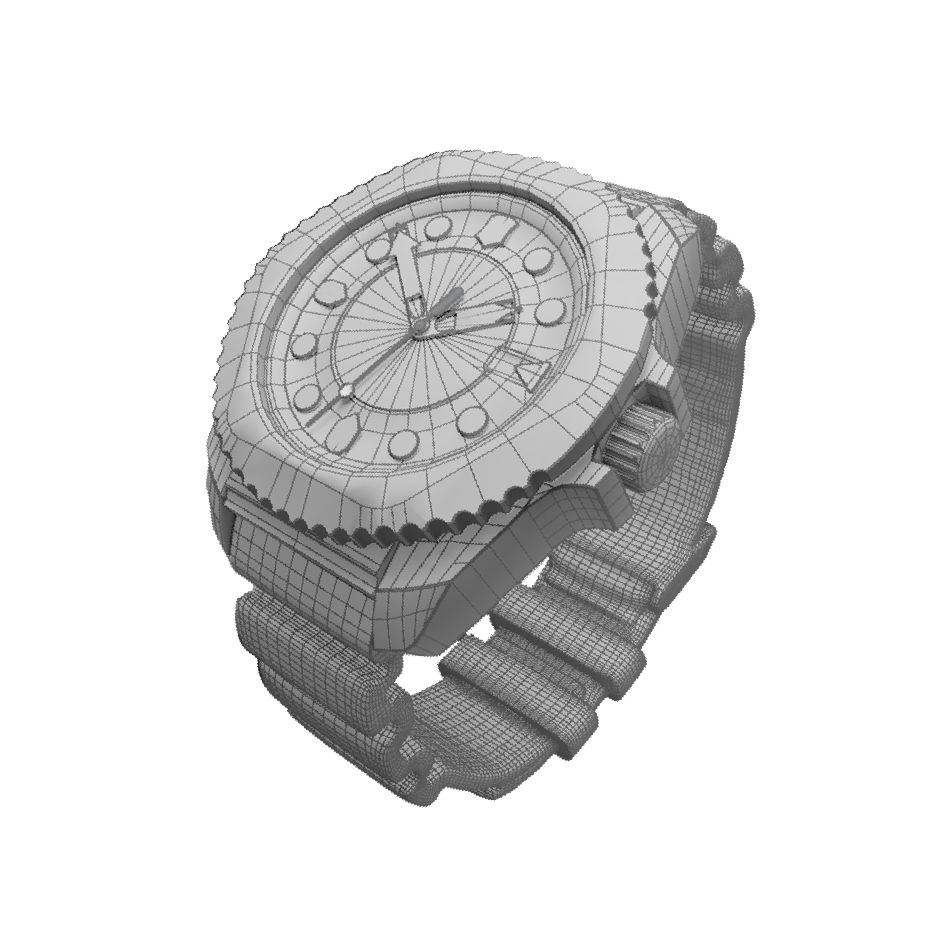 Victorinox watch wireframe